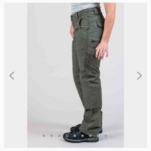 Day Construct Dovetail Workwear Olive Green Ripstop Pants